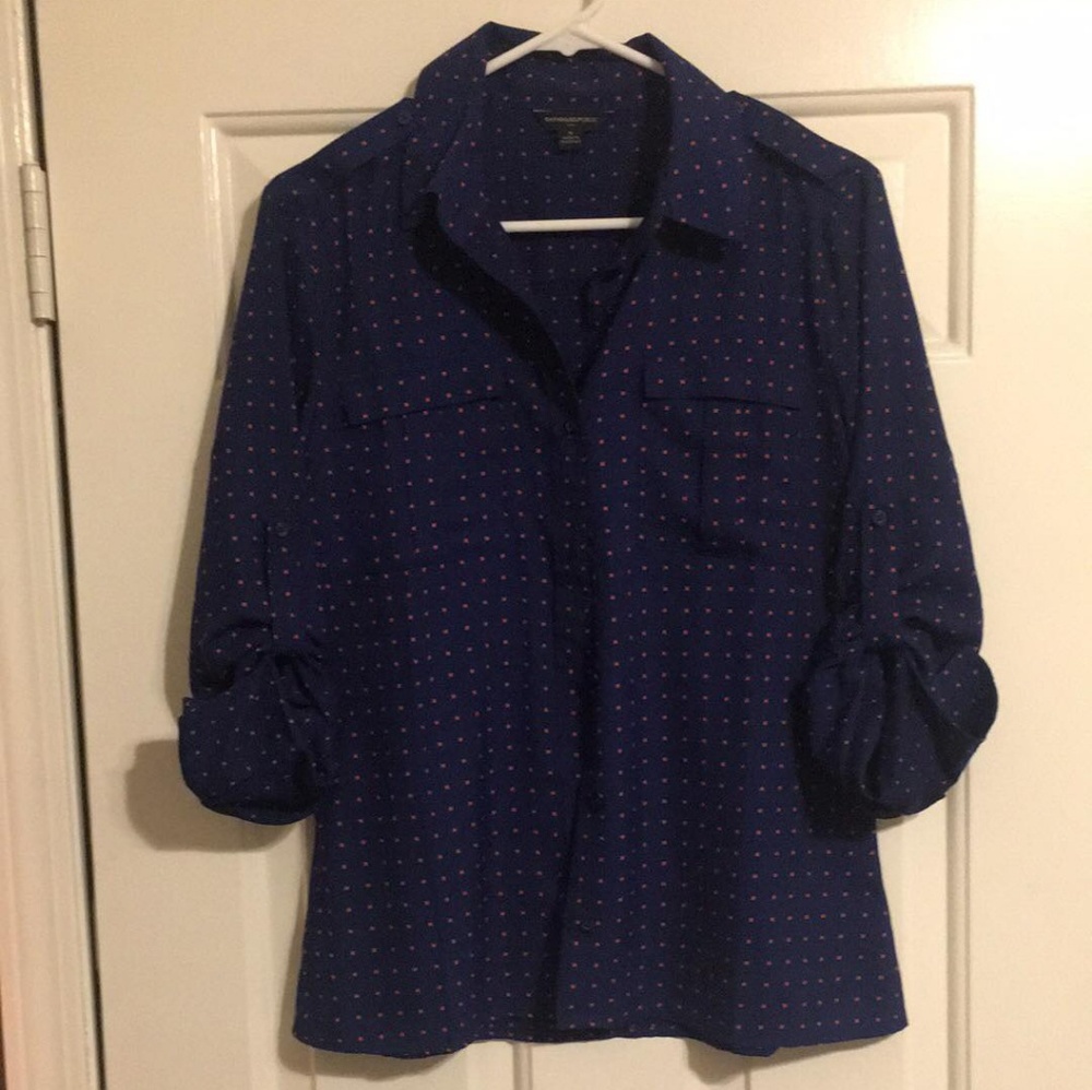 Polkadot 3/4 blouse
